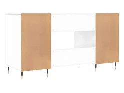 Clearance Clicnbuy Escritorio madera de ingeniería 140x50x75 cm Blanco
