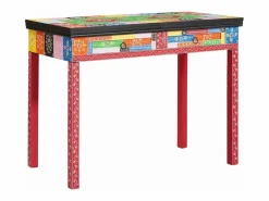 Best Escritorio Marrón 100 x 50 x 75 cm Madera maciza de Mango Escritorio Tradicional
