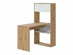 Best Calicosy Escritorio multiposición con biblioteca - L108 cm Beige