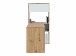 Best Calicosy Escritorio multiposición con biblioteca - L108 cm Beige