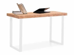 Online Escritorio Natural diseño nórdico Nordish/blanco 73x120x60 cm Adec Consola Escritorio