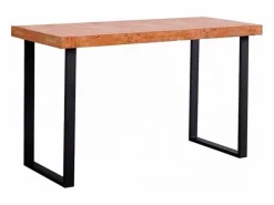 Hot Escritorio Natural diseño nórdico roble Nordish/negro 73x120x60 cm Adec Escritorio Tradicional