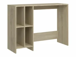 Clicnbuy Escritorio notebook contrachapado roble Sonoma 102,5x35x75 cm