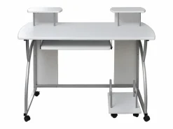 Outlet Escritorio ordenador madera contrachapada 110x52x88,5 cm Mesa De Ordenador
