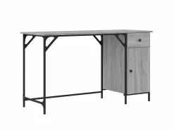 Best Escritorio ordenador madera ingeniería Sonoma 131x48x75 cm ES592213 Mesa De Ordenador