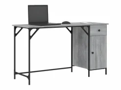 Clicnbuy Escritorio ordenador madera ingeniería Sonoma 131x48x75 cm