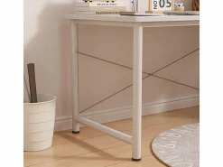 Discount ESCRITORIO PARA ORDENADOR JUVENIL MESA BLANCA MODERNA GRANDE 100 CM Mesa De Ordenador