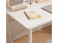 Discount ESCRITORIO PARA ORDENADOR JUVENIL MESA BLANCA MODERNA GRANDE 100 CM Mesa De Ordenador
