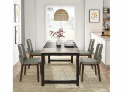 Tribesigns Escritorio para portátil, mesa, mesa de estudio para teletrabajo, puesto de trabajo para oficina, dormitorio, fácil montaje ( vintage/negro, 180 x 80 x 75 cm)