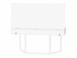 Sale Escritorio plegable multifunción con enchufe europeo - MDF, negro y roble, con espacio de almacenamiento (120x50x76 cm) Escritorio Secreter
