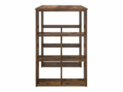 Clearance Clicnbuy Escritorio Roble ahumado 90 x 50 x 75 cm Madera contrachapada Marru00f3n