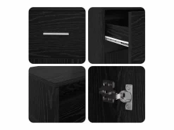 Sale vidaxl Escritorio Roble 120 x 55 x 91 cm Madera contrachapada Negro
