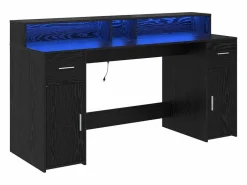 vidaxl Escritorio Roble 160 x 55 x 91 cm Madera contrachapada