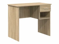 Online Escritorio Roble Sonoma 90 x 49 x 75 cm Madera de ingeniería Escritorio Secreter