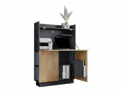 Hot Vicco Escritorio secretario antracita/roble dorado 85x28.6x128.5 alena Gris antracita
