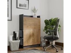 Hot Vicco Escritorio secretario antracita/roble dorado 85x28.6x128.5 alena Gris antracita