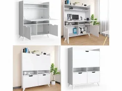 Escritorio secretario 110x45x140 berdi Escritorio Secreter