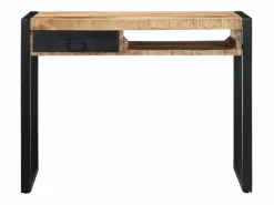 Hot Escritorio 100x50x75 cm madera maciza mango Escritorio Tradicional