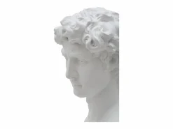 Clearance Escultura clásica decorativa de medio busto en poliresina h34cm Man Estatua