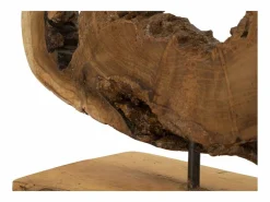 Online Escultura de madera de teca hecha a mano estilo étnico Bintang Marru00f3n