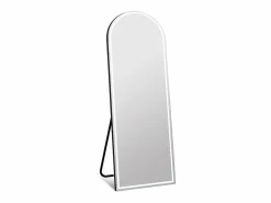 Sale Vente-unique Espejo arco con pie y leds, L. 60 x Al. 150 cm, , DAELYA Negro