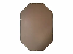 Sale OZAIA Espejo art déco antiguo. L. 70 x A. 105 cm. DALVIA Dorado