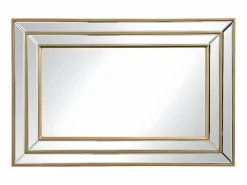 OZAIA Espejo biselado BAKOU - madera de eucalipto - 60 x 90 cm -