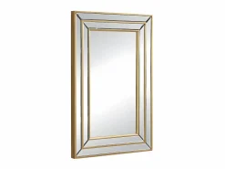 OZAIA Espejo biselado BAKOU - madera de eucalipto - 60 x 90 cm -