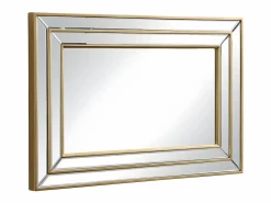 OZAIA Espejo biselado BAKOU - madera de eucalipto - 60 x 90 cm -