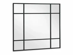 Best Espejo cuadrado 100x100 estructura metal negra Espejo De Pared|Espejo