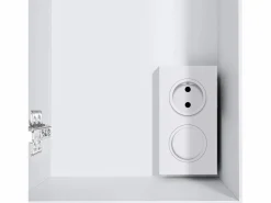 Clearance Espejo de baño armario con LED 90,4x72x15 cm Mueble De Pared Para Baño