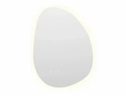 Clearance OZAIA Espejo de baño iluminado asimétrico anti-vaho - 60 x 80 cm - INACIA Transparente