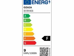 Clearance OZAIA Espejo de baño iluminado asimétrico anti-vaho - 60 x 80 cm - INACIA Transparente