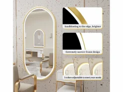 Outlet Espejo de baño LED antivaho 3 colores regulables 120x60x4cm Accesorios De Cuarto De Baño|Espejo De Cuarto De Baño