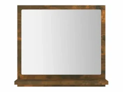 Espejo de baño madera contrachapada roble ahumado 40x10,5x37 cm ES981162