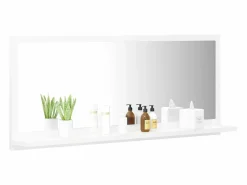 Espejo de baño madera contrachapada 90x10,5x37 cm ES706876