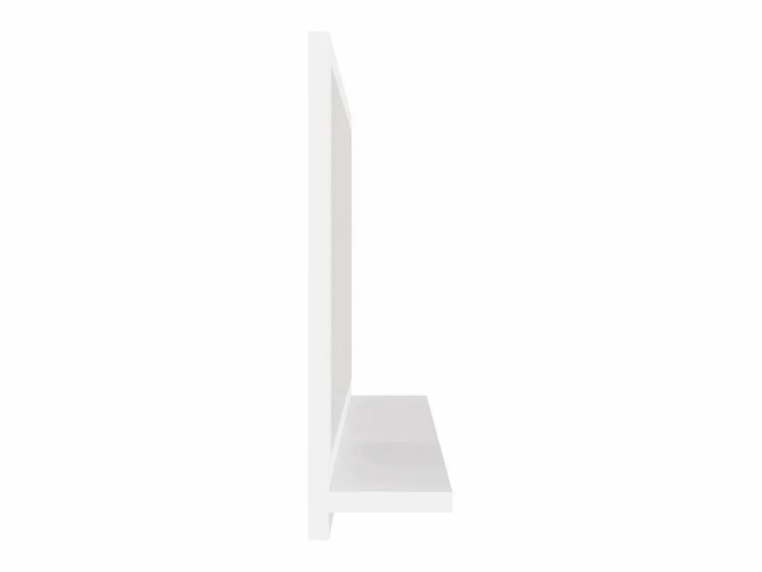 Discount Espejo de baño madera contrachapada 60x10,5x37 cm ES209204 Blanco