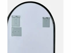 Hot Hauss Spole Espejo de baño ovalado 50x80 cm en cristal Plateado