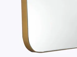 Sale OZAIA Espejo de baño rectangular con borde , 50x80cm, DEMETRIA Dorado