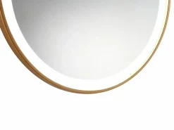 OZAIA Espejo de baño redondo luces led NUMEA 60x3.5x60 cm