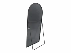 Espejo de cuerpo entero 162 x 53 cm, espejo de pie, espejo de pared grande, espejo de tocador de pie para dormitorio, salón, Negro