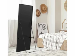 Sale Espejo de cuerpo entero irrompible de 63 x 173 cm, de pie o para colgar en la pared, espejo de suelo grande, Espejo