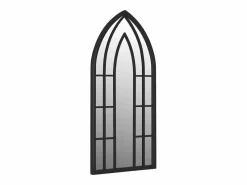 Espejo de jardín 100x45 cm Hierro para uso exterior