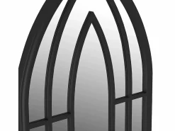 Espejo de jardín 100x45 cm Hierro para uso exterior