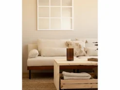 Discount DECOWOOD Espejo de madera color de 90x90cm - LISBOA - Blanco