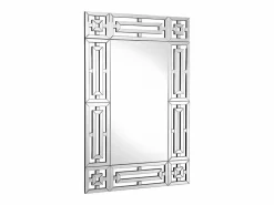 OZAIA Espejo de pared de acero inoxidable - Ancho 120 x Alt. 80 cm - - LOAYE
