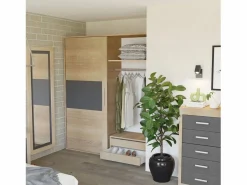 Outlet Espejo de pared Kira Cambria - Grafito Espejo De Pared