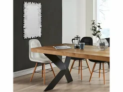 Hot OZAIA Espejo de pared LOLA 120 x 2 x 57 cm - Acero inoxidable y MDF - Plateado