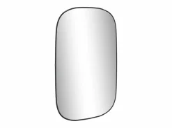 New Espejo de pared 80x50 cm ES794755 Negro