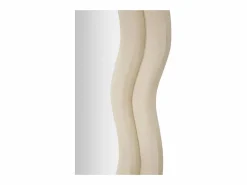 Espejo de pared o de pie diseño ondulado en terciopelo 60x160cm Miki - Crema Espejo De Pared|Espejo